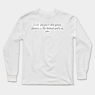 Sun To Me - Zach Bryan Long Sleeve T-Shirt